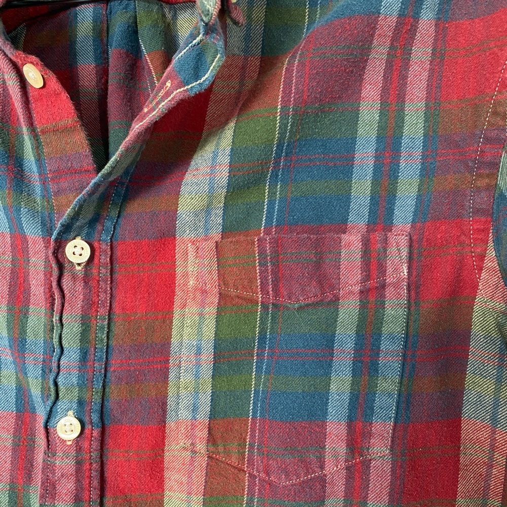 H&M Flannel Button Down Medium Regular Fit - Exce… - image 7